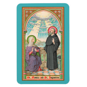 HH. Monica en Augustinus bij Ostia (SAU 047) Magneet
