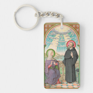 HH. Monica en Augustinus bij Ostia (SAU 047) Sleutelhanger