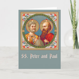 HH. Petrus en Paulus  (JMAS 01) Lege Wenskaart Kaart