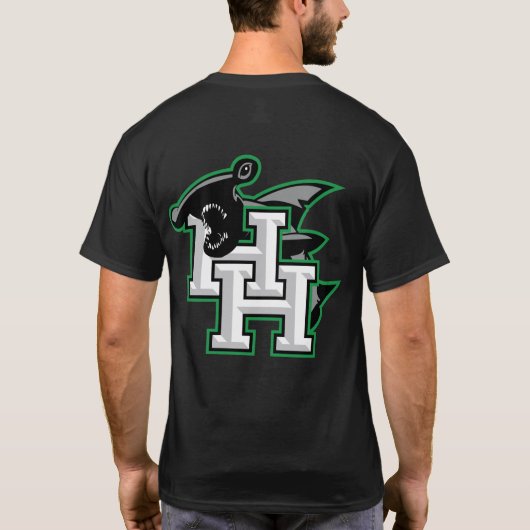 HH Plain Burger, geen kaas (volwassen man) T-shirt (Achterkant)