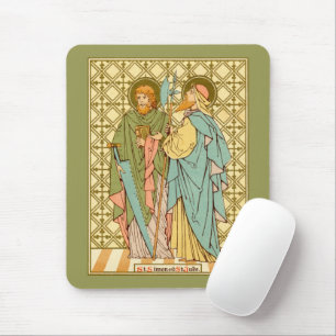 HH. Simon en Judas Thaddeus (RLS 16) (Stijl 1) Muismat