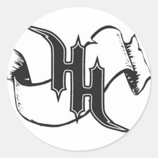 HH-Sticker Ronde Sticker (Voorkant)