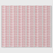 HH Tegen sneeuw Cadeaupapier (Vlak)