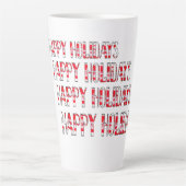 HH Tegen sneeuw Latte Mok (Voorkant)