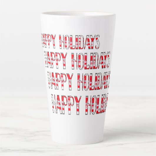 HH Tegen sneeuw Latte Mok (Voorkant)