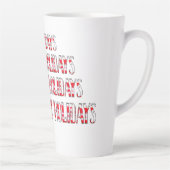 HH Tegen sneeuw Latte Mok (Rechts)