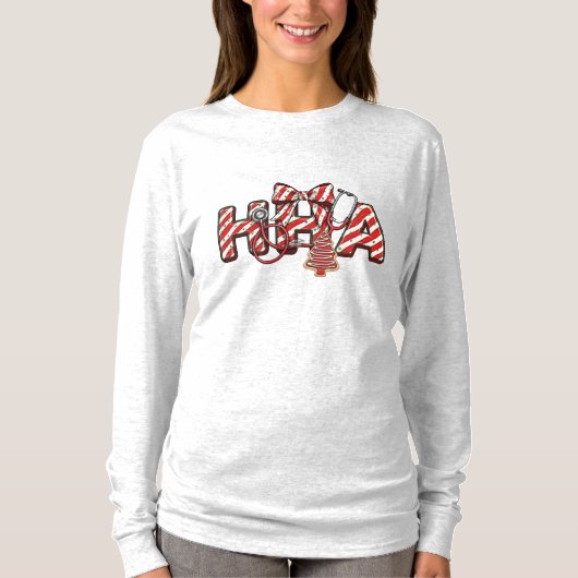 HHA Home Health Aide Christmas T-shirt (Voorkant)