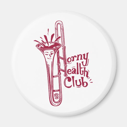 HHC (trombone) cirkelmagneet Magneet (Voorkant)