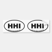 HHI Hilton Head Island Bumpersticker (Voorkant)