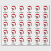 "Hho ho kerst piraat"-papier Cadeaupapier (Vlak)