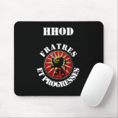 HHOD mousepad met motto Muismat (Met muis)