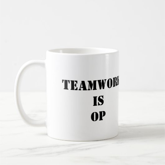 HHOD Teamwork is OP Koffiemok (Links)