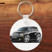 HHR zwarte-paneelwagen Sleutelhanger (Voorkant)