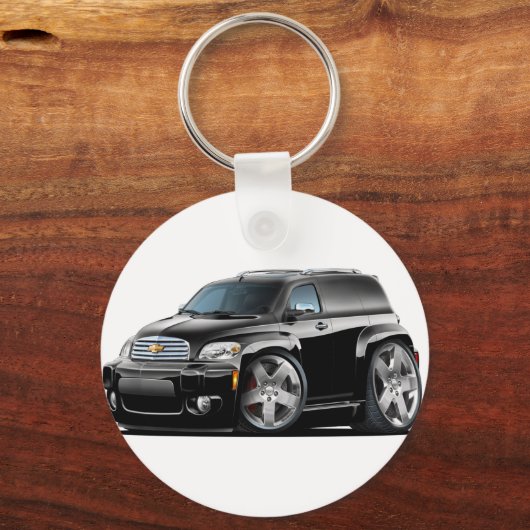 HHR zwarte-paneelwagen Sleutelhanger (Voorkant)