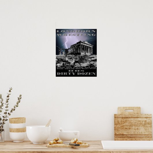 HHS Wrestling Poster (Keuken)