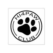 HI4PAW CLUB RUBBERSTEMPEL (Afrduk)