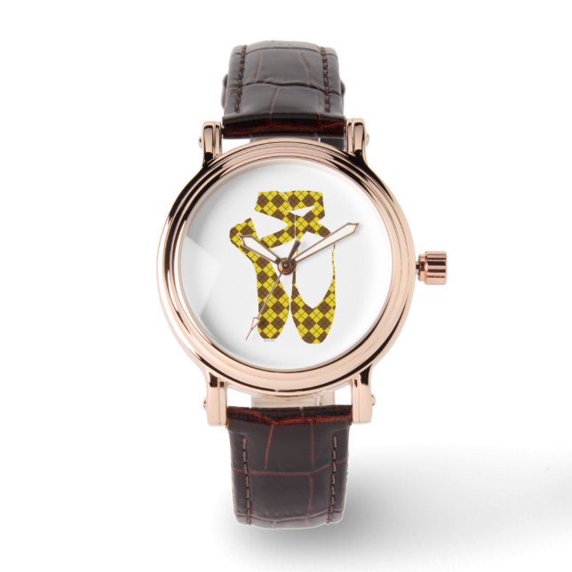 HI54DANCE Team Pointe Argyle Horloge (Voorkant)