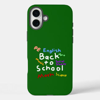 HI54EDU Terug naar school iPhone 16 Plus Hoesje