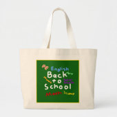 HI54EDU Terug naar school Grote Tote Bag (Voorkant)