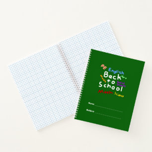 HI54EDU Terug naar school Notitieboek