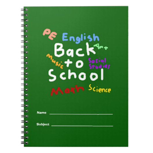 HI54EDU Terug naar school Notitieboek (Voorkant)