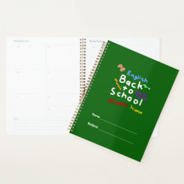 HI54EDU Terug naar school Planner