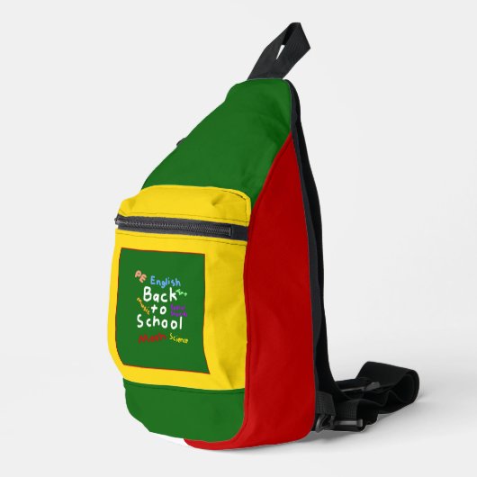 HI54EDU Terug naar school Sling Bag (Rechterhoek)