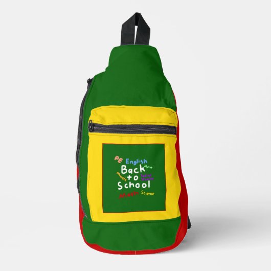 HI54EDU Terug naar school Sling Bag (Voorkant)