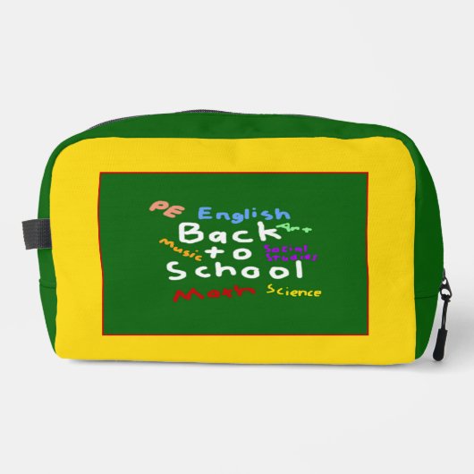 HI54EDU Terug naar school Toilettasje (Voorkant)