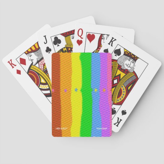 HI54GEO™ "Doric Plaid" Pokerkaarten (Achterkant)