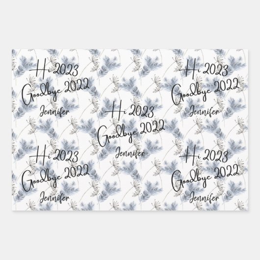 Hi 2023 Afscheid 2022 Inpakpapier Vel (Voorkant)