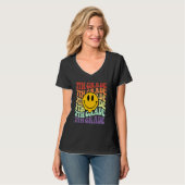 Hi 7th seventh grade teacher Back To School Retro T-shirt (Voorkant volledig)