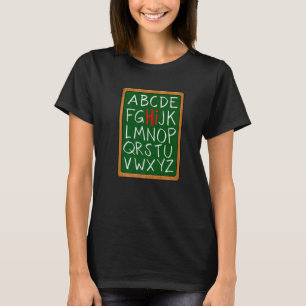 Hi-Alphabet Karakters English Toodlers Love T-shirt