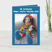 Hi Anthony#6 Bedankkaart (Voorkant)