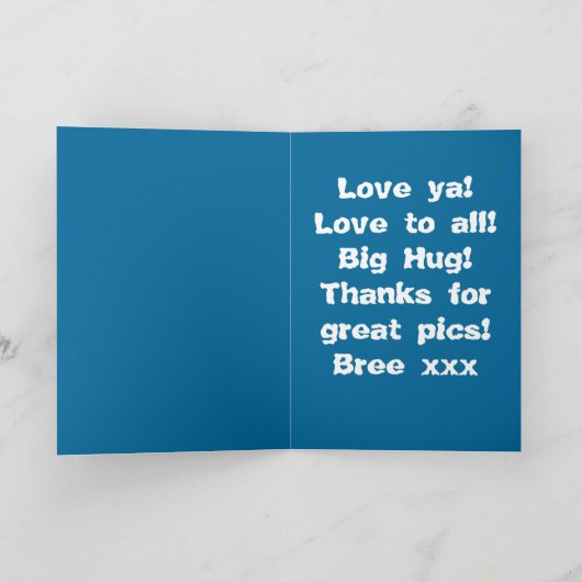 Hi Anthony#6 Bedankkaart (Binnen)