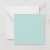 Hi Baby Foto Chic White Script Birth Notice Notitiekaartje (Achterkant)