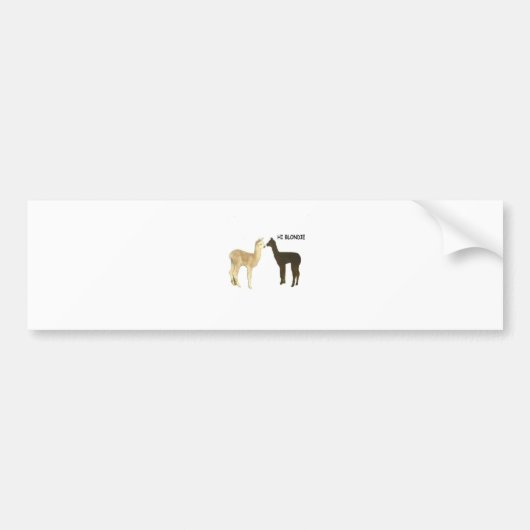 HI BLONDIE BUMPERSTICKER (Voorkant)