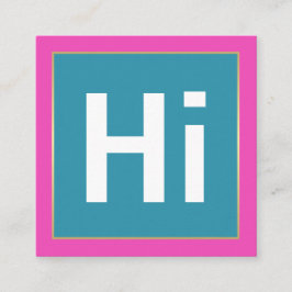 Hi BOLD COLORS | VISITEKAARTJES