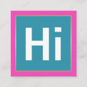 Hi BOLD COLORS | VISITEKAARTJES (Voorkant)