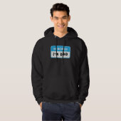 Hi Bored I m Dad  Dad Joke Hoodie (Voorkant volledig)