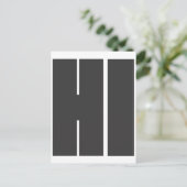 Hi Briefkaart (Staand voorkant)