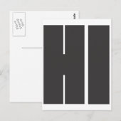 Hi Briefkaart (Voorkant / Achterkant)