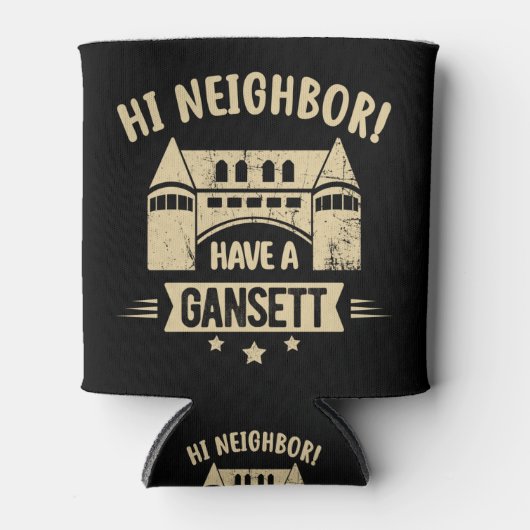 Hi-Buren hebben een Shirt van Gansett Blikjeskoeler (Voorkant)