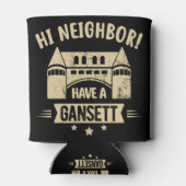 Hi-Buren hebben een Shirt van Gansett Blikjeskoeler (Achterkant)