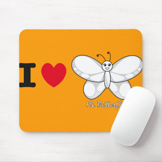 Hi Butterfly® Mousepad Muismat (Met muis)