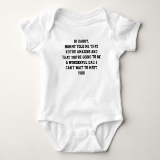 Hi Daddy Baby Bodysuit – Schattigee aankondiging v