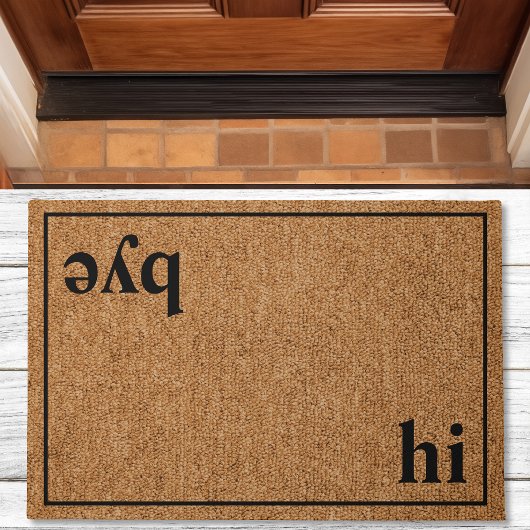 Hi Dag Modern Custom Family Deurmat