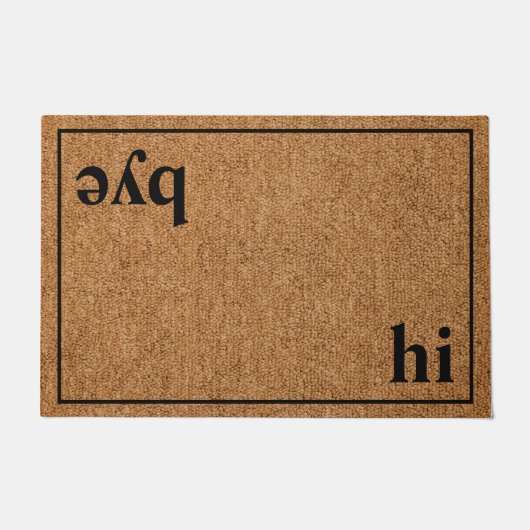 Hi Dag Modern Custom Family Deurmat (Voorkant)