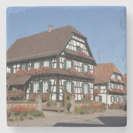 Hi-def Fotografie Elzas Frankrijk Stenen Onderzetter