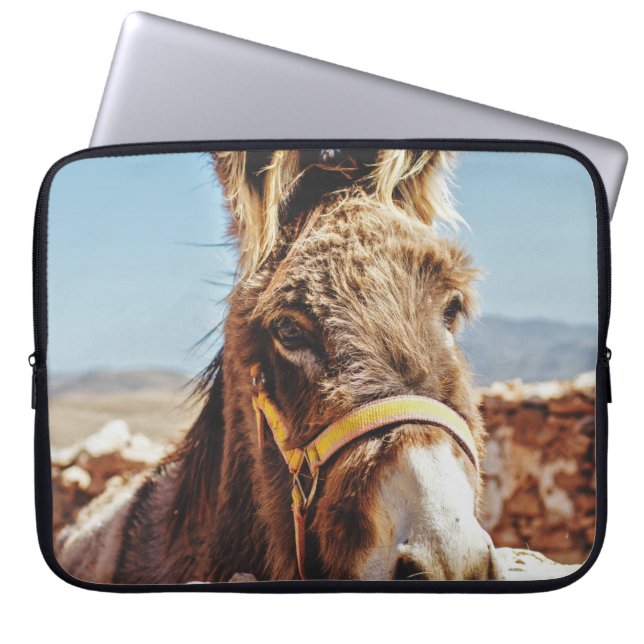 HI DONKEY LAPTOP SLEEVE (Voorkant)